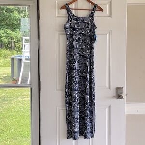 Columbia | Dresses | Nwt Columbia Womens Pfg Tropical Print Maxi Dress In  Deep Blue Size Small | Poshmark
